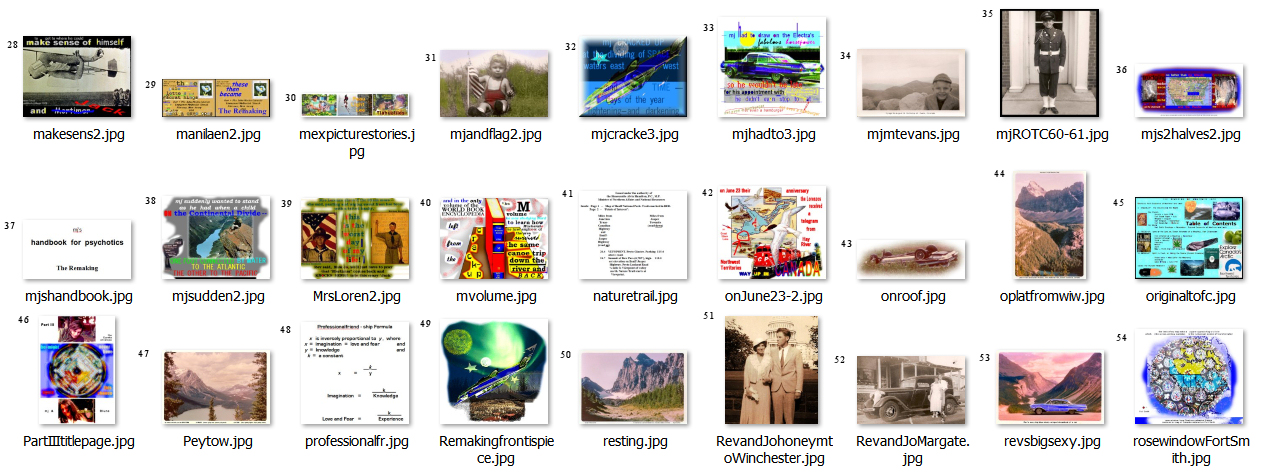 alphabetically arranged Remaking
        illustrations page 2 of 3
