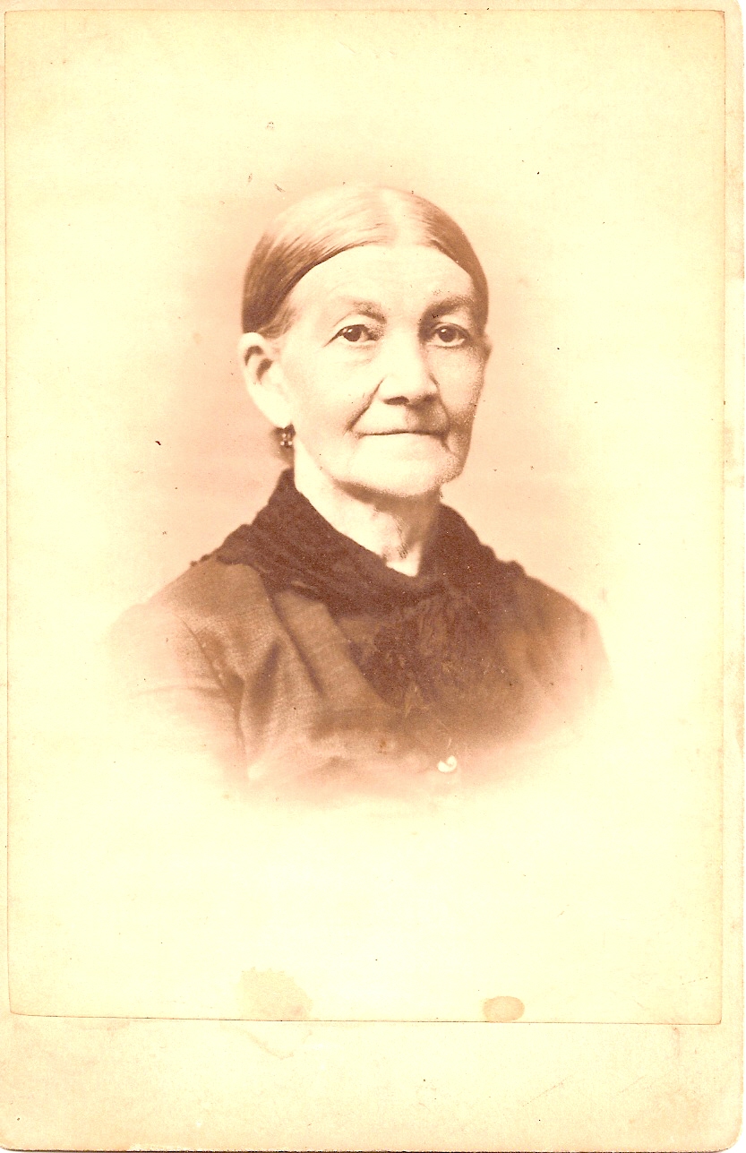 antique photo of elderly Marie Kirchner,
                wife of John A. Kirchner